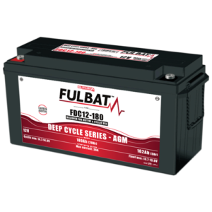 Fulbat akumulator Deep Cycle AGM Carbon 12 V / 180 Ah FDC12-180 za Linhai LH50DU UTV Electric