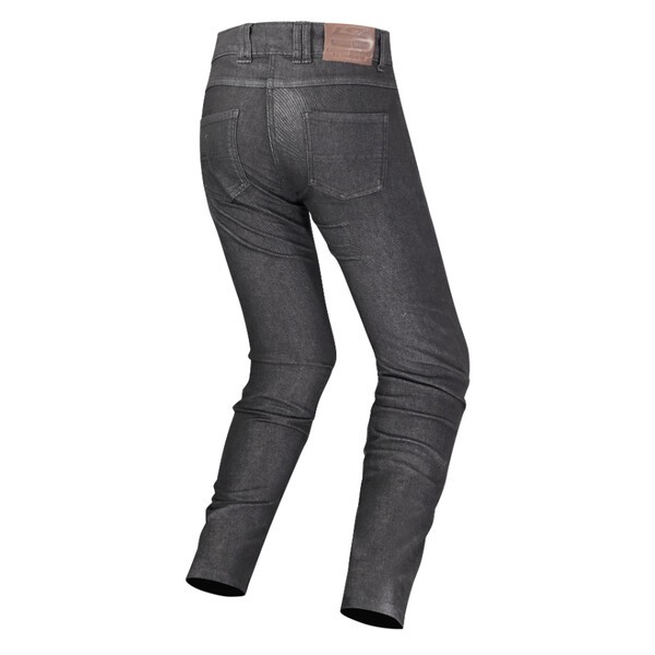 Hlače LS2 Stone Jeans ženske crne