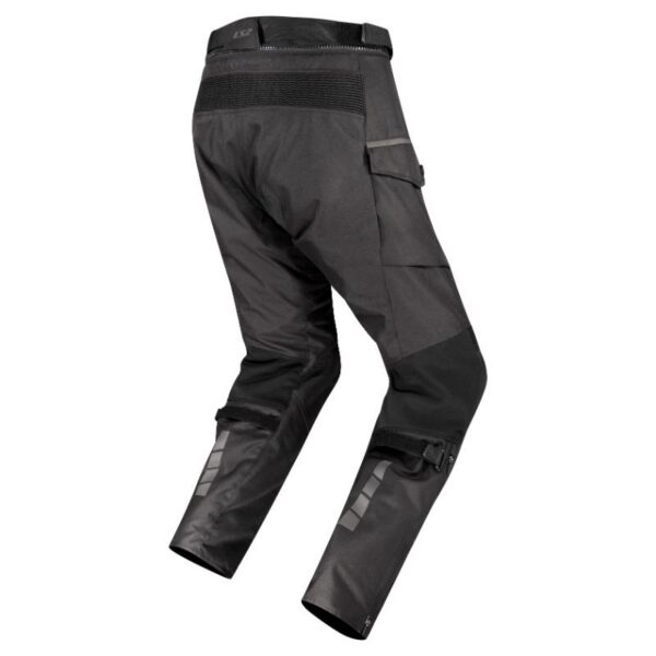 Hlače LS2 Travel ženske short crno-sive