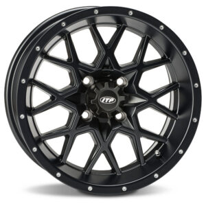 ITP Hurricane felga 14x7, mat crna (odaberite raspored rupa)