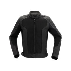 Jakna Richa Ballistic 3 kožna mesh muška crna