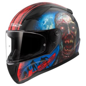 Kaciga LS2 FF353 Rapid II Zombie crno-crvena