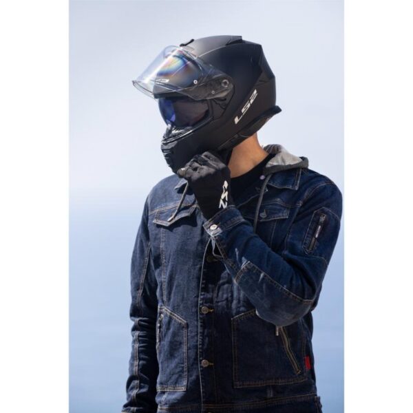 Kaciga LS2 FF800 Storm II Nerve mat crno-crvena