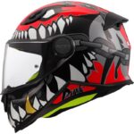 Kaciga LS2 FF812 Kid Punk sivo-crvena