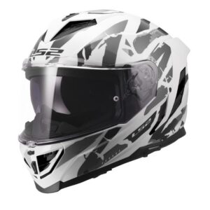 Kaciga LS2 FF818 Storm III Kaos bijelo-siva