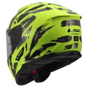 Kaciga LS2 FF818 Storm III Kaos h-v žuta