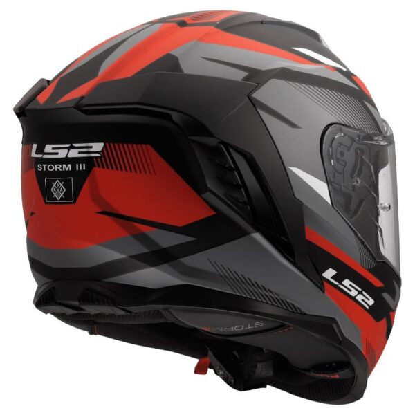 Kaciga LS2 FF818 Storm III Komai mat crno-crvena