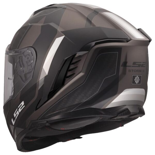 Kaciga LS2 FF818 Storm III Sporty mat crno-siva