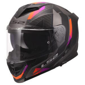 Kaciga LS2 FF818 Storm III Sporty mat sivo-ljubičasta