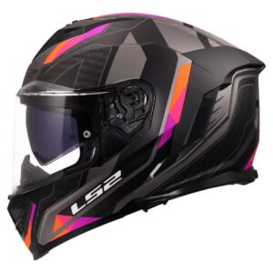 Kaciga LS2 FF818 Storm III Sporty mat sivo-ljubičasta