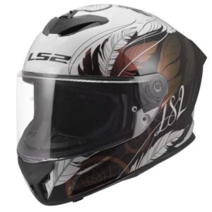 Kaciga LS2 FF820 Rapid III Boho bijelo-crno-ružičasta