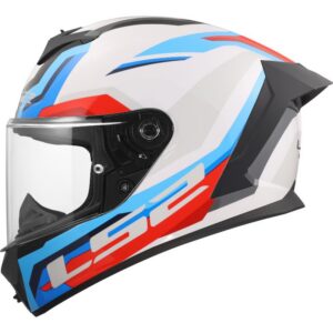 Kaciga LS2 FF820 Rapid III Hyper bijelo-plavo-crvena