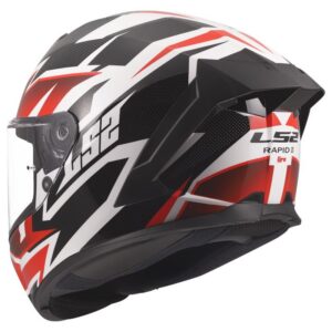 Kaciga LS2 FF820 Rapid III Xtrem bijelo-crno-crvena