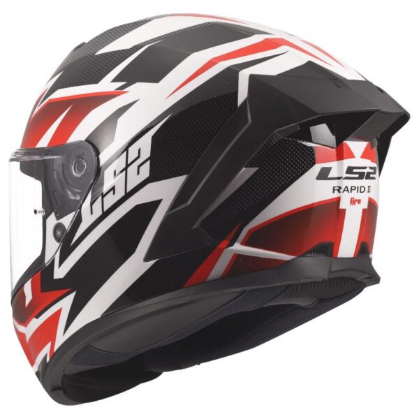 Kaciga LS2 FF820 Rapid III Xtrem bijelo-crno-crvena