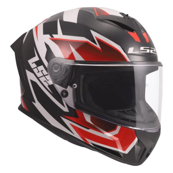 Kaciga LS2 FF820 Rapid III Xtrem bijelo-crno-crvena