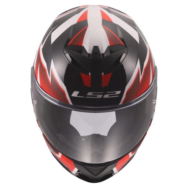 Kaciga LS2 FF820 Rapid III Xtrem bijelo-crno-crvena
