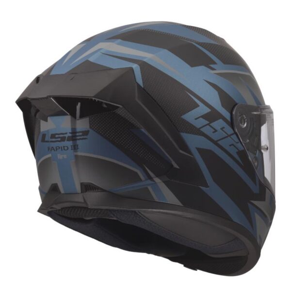 Kaciga LS2 FF820 Rapid III Xtrem mat plava-petrol
