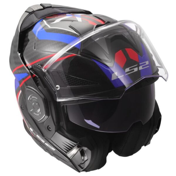 Kaciga LS2 FF901 Advant X karbon future II bijelo-plava