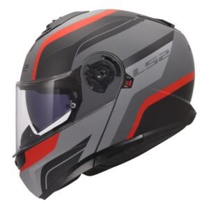 Kaciga LS2 FF908 Strobe II Monza mat crno-sivo-crvena