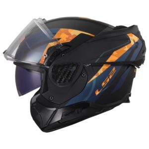 Kaciga LS2 FF910 Advant II Glide mat crno-narančasta