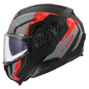 Kaciga LS2 FF910 Advant II Glide mat crno-sivo-crvena
