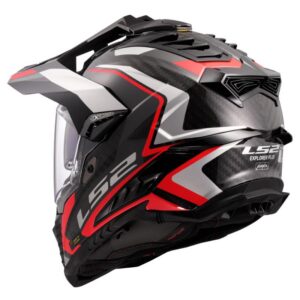 Kaciga LS2 MX701 Explorer karbon frontier II crvena