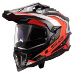 Kaciga LS2 MX701 Explorer karbon frontier II narančasta