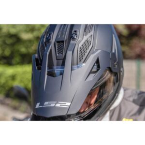 Kaciga LS2 MX702 Pioneer II Crazy mat crno-sivo-crvena