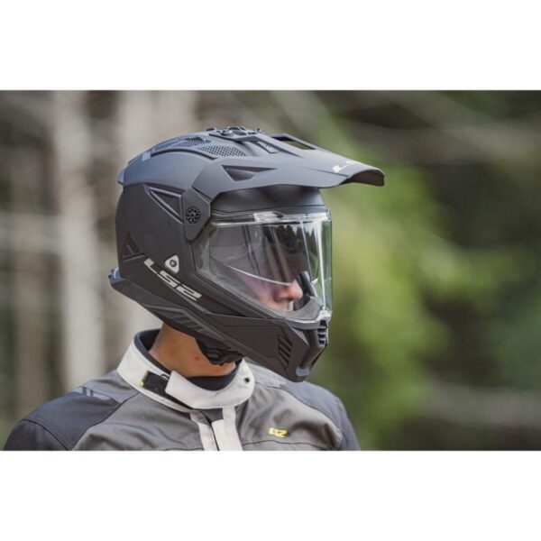 Kaciga LS2 MX702 Pioneer II Crazy mat crno-sivo-crvena