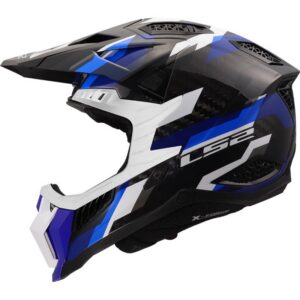 Kaciga LS2 MX703 C X-force Phantom bijelo-plava