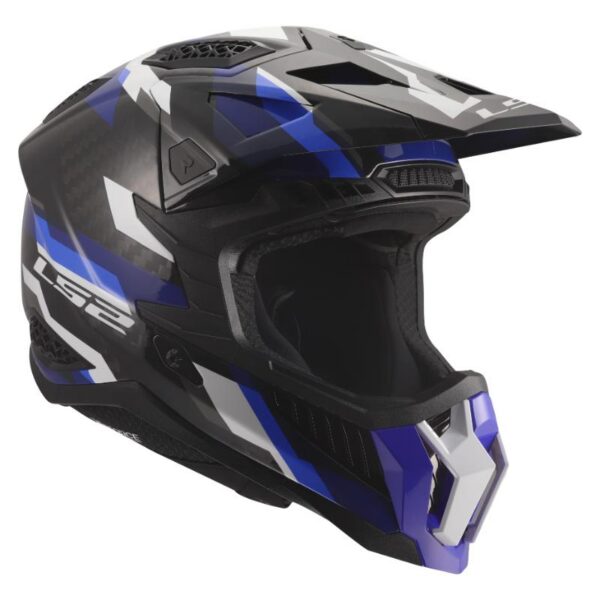 Kaciga LS2 MX703 C X-force Phantom bijelo-plava