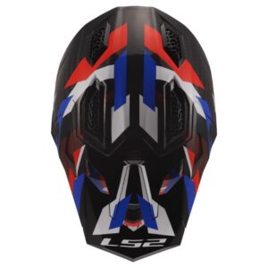 Kaciga LS2 MX703 C X-force Phantom bijelo-plavo-crvena