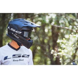 Kaciga LS2 MX708 Fast II Duck mat h-v narančasto-crvena
