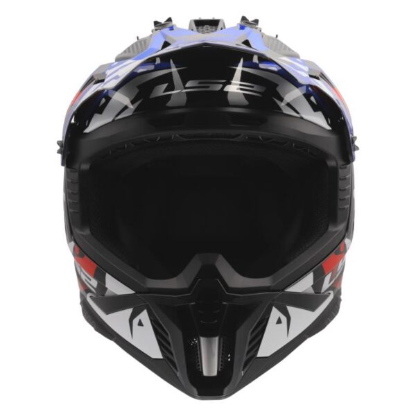 Kaciga LS2 MX708 Fast II Grotesk bijelo-plavo-crvena