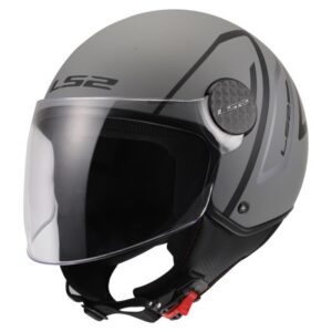 Kaciga LS2 OF558 Sphere Lux II Minim mat crno-siva