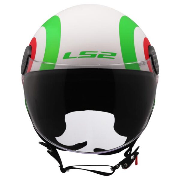 Kaciga LS2 OF558 Sphere Lux II Urby bijelo-zeleno-crvena