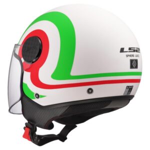 Kaciga LS2 OF558 Sphere Lux II Urby bijelo-zeleno-crvena