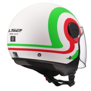 Kaciga LS2 OF558 Sphere Lux II Urby bijelo-zeleno-crvena