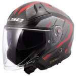 Kaciga LS2 OF603 Infinity II karbon urus crvena