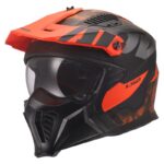 Kaciga LS2 OF606 Drifter Gas mat sivo-narančasta