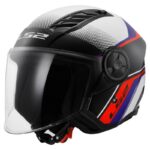 Kaciga LS2 OF616 Airflow II Rush bijelo-plavo-crvena