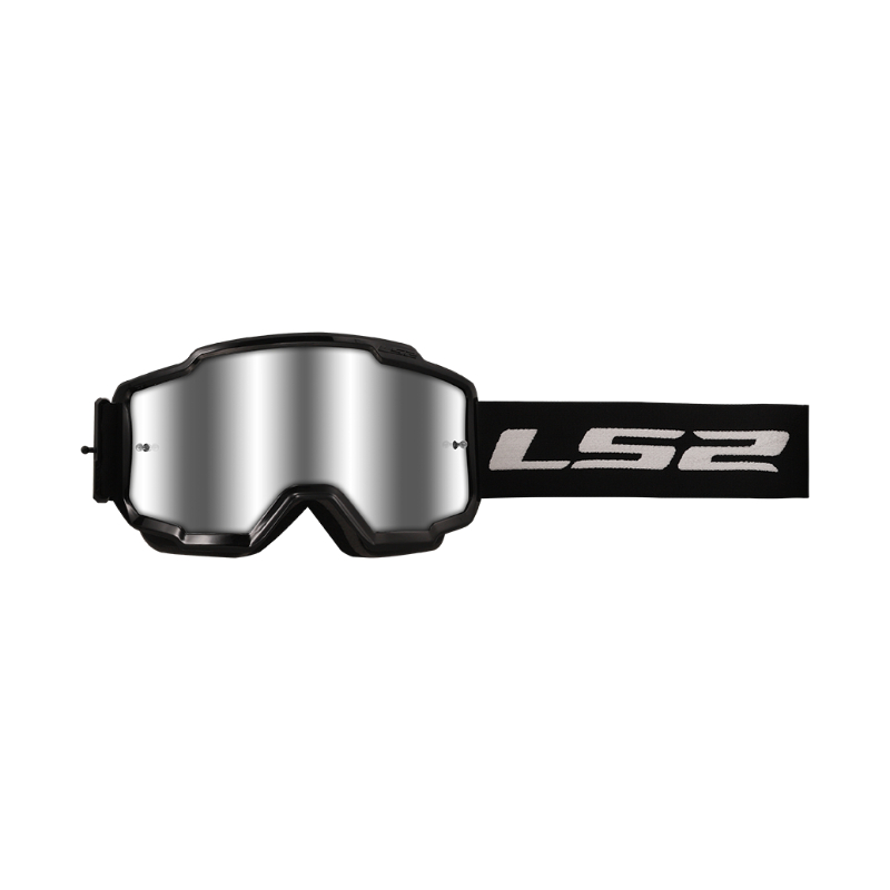 Moto naočale LS2 Charger crne s iridium lećom