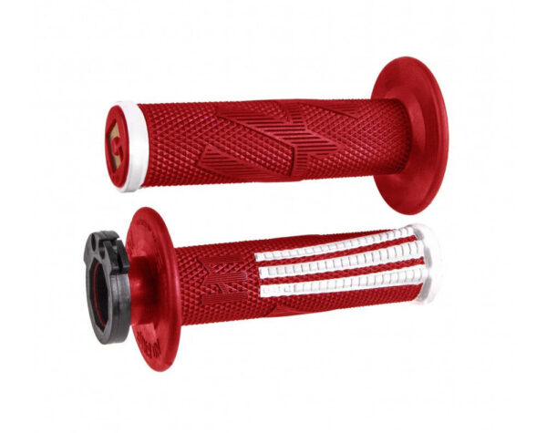 ODI Emig Pro V2 Lock-On MX ručke, crveno-bijele