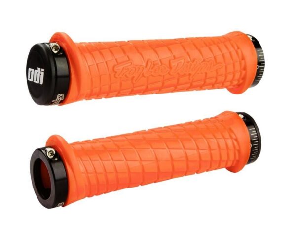 ODI Troy Lee Designs ATV Lock-On ručke, narančaste s crnim obujmicama