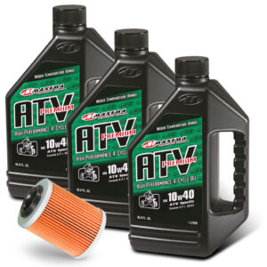 Set za zamjenu ulja za CF Moto X450/X520/X550/X600/X850/X1000: 3 x 1 l Maxima 10W40 + filtar PF-152