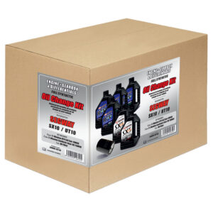 Set za zamjenu ulja motora i diferencijala za Segway UT10/SX10: Maxima Full Syn 10W40 + 75W90 + filtar