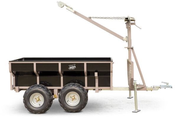 shark-atv-trailer-wood-1500-crna-1 Shark Wood 1500 tandem prikolica za ATV/UTV s dizalicom, crna