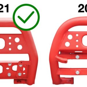 XRW aluminijski prednji branik SX1 za Segway Snarler AT6 S/L (2021-2022), crveni