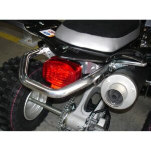 XRW grab bar originalnog oblika za Yamaha YFZ 450, polirani aluminij